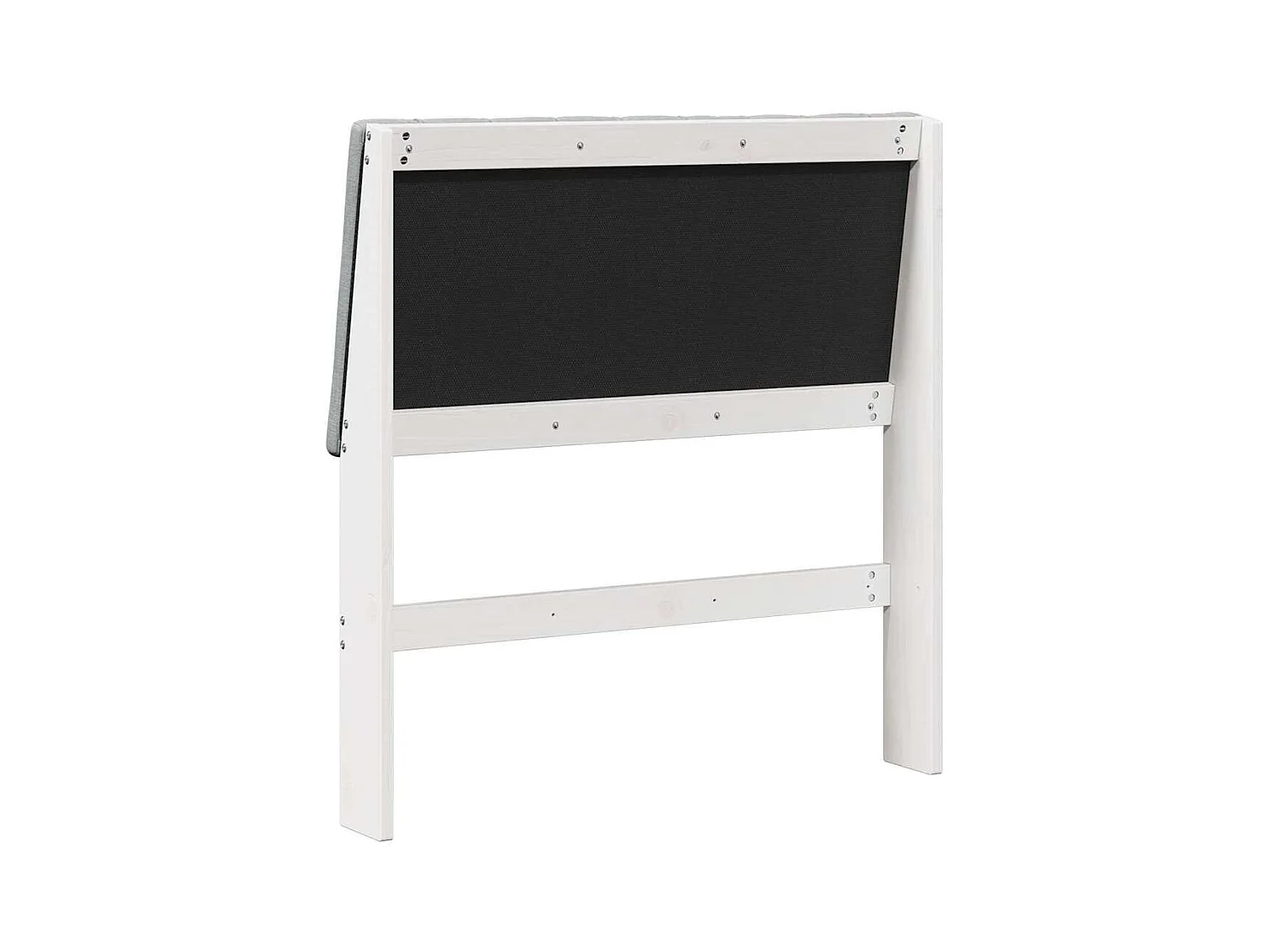 Cabecero tapizado Gris Claro 90 cm Madera de pino macizo