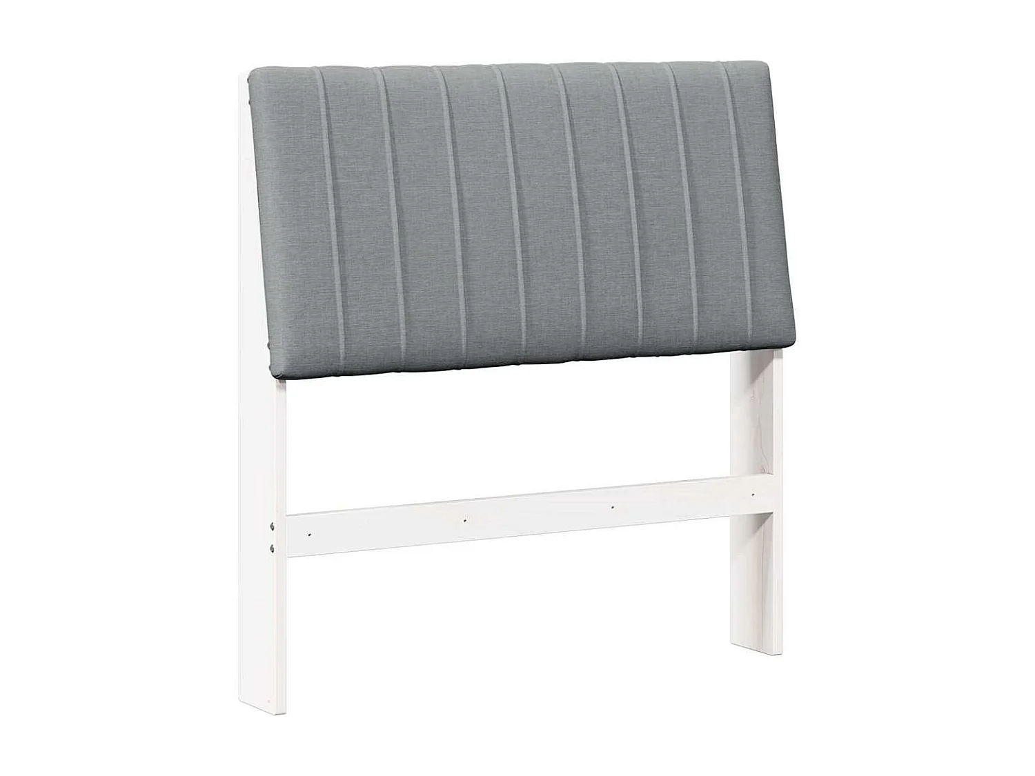 Cabeceira estofada Cinzento-claro 90 cm