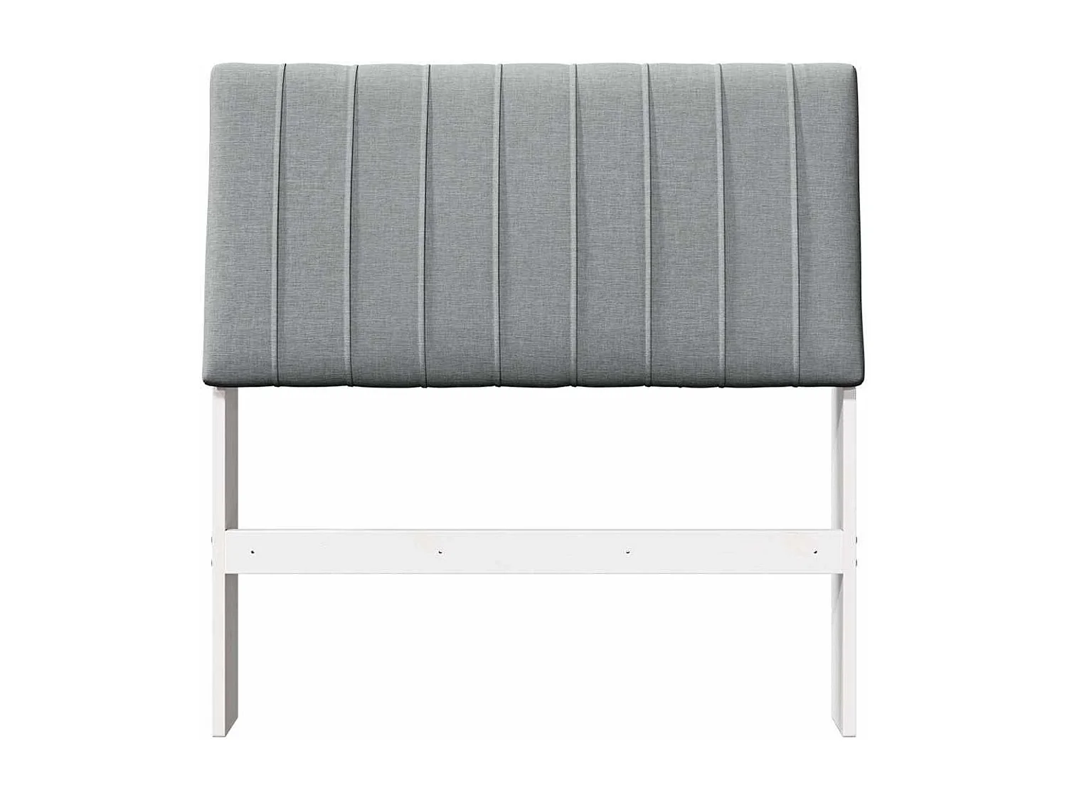 Cabeceira estofada Cinzento-claro 90 cm