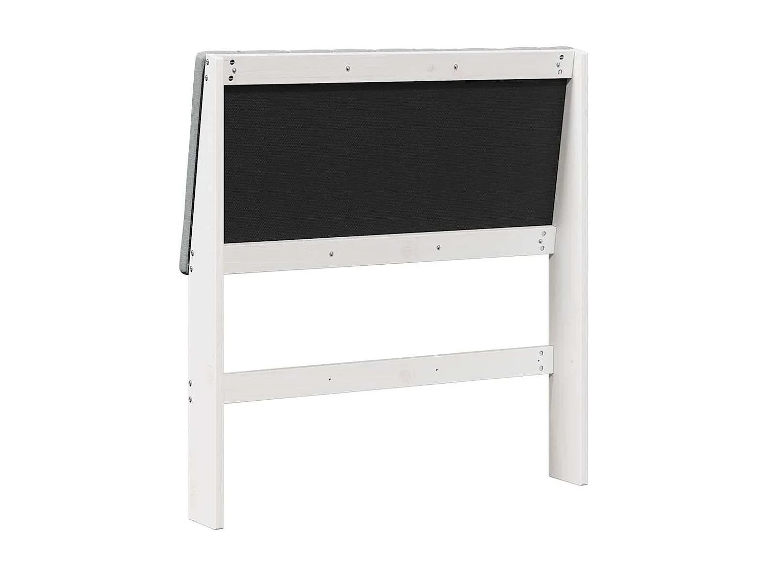 Cabeceira estofada Cinzento-claro 90 cm