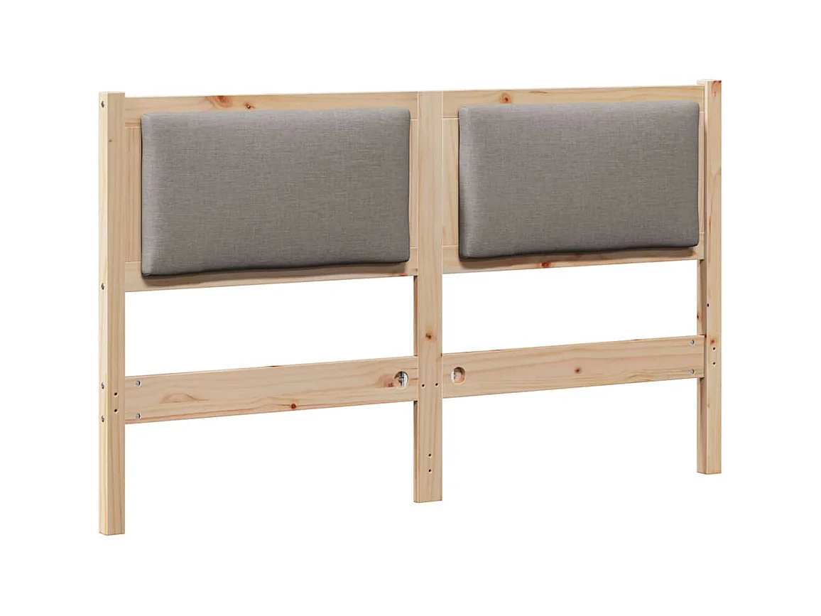 Cabecero Otro Marrón 140 cm Madera maciza de pino
