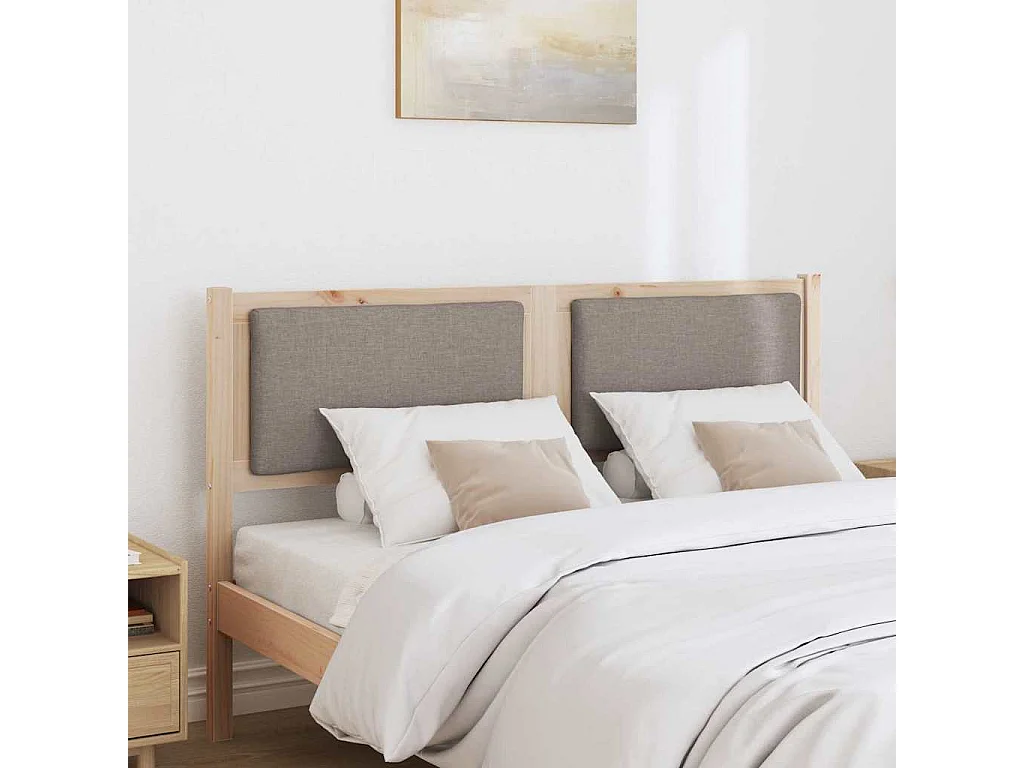 Cabeceira Outros Castanho 140 cm Madeira de pinho maciça