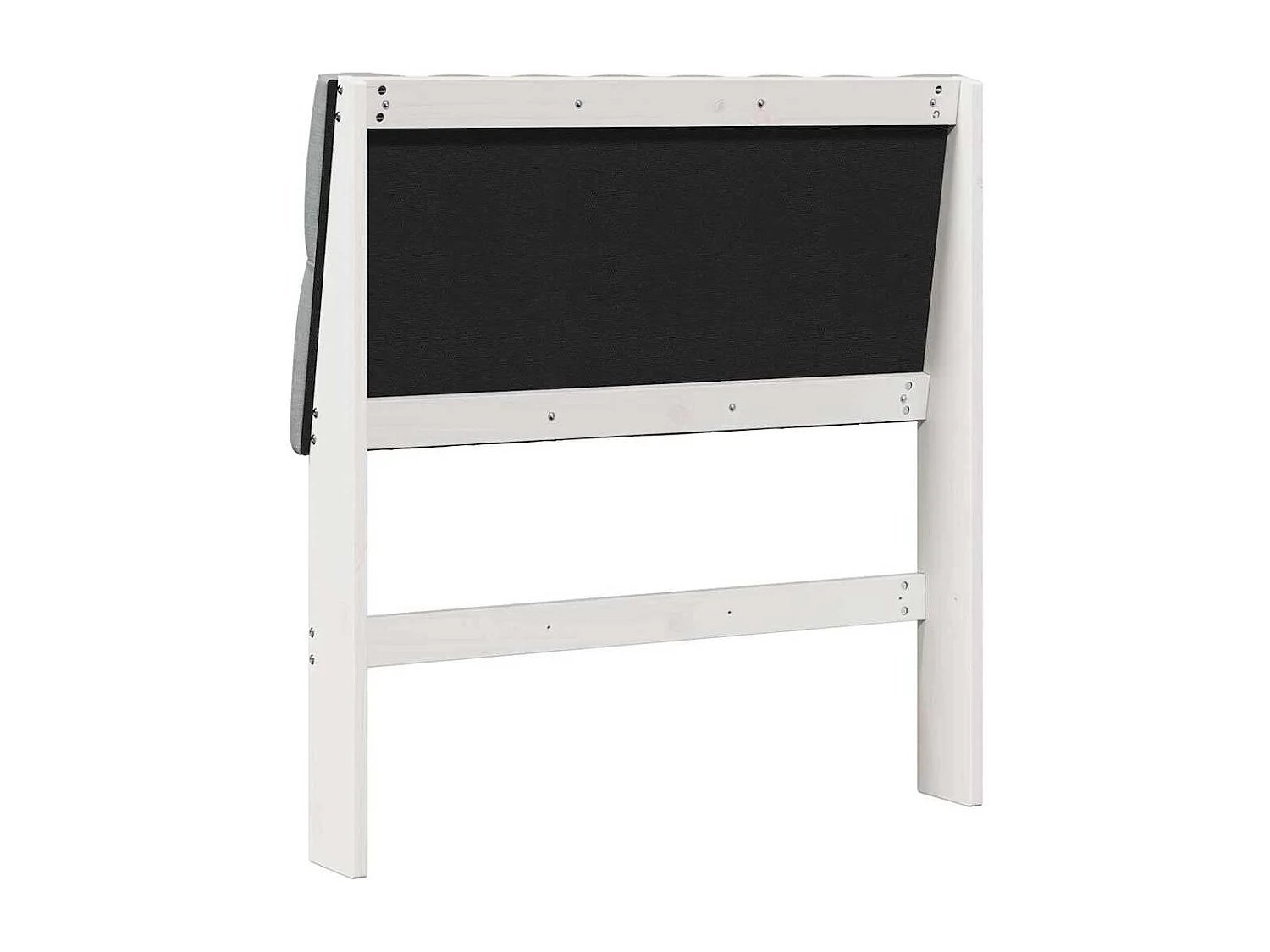 Cabeceira estofada Cinzento-claro 90 cm