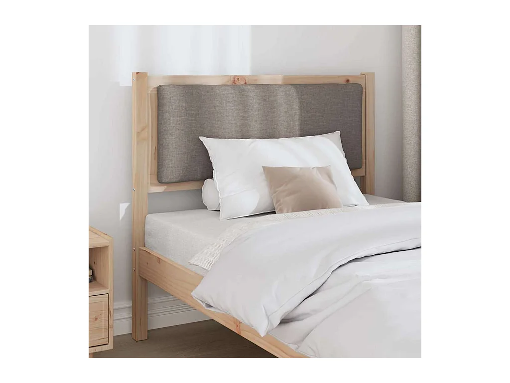 Cabecero Otro Marrón 90 cm Madera maciza de pino