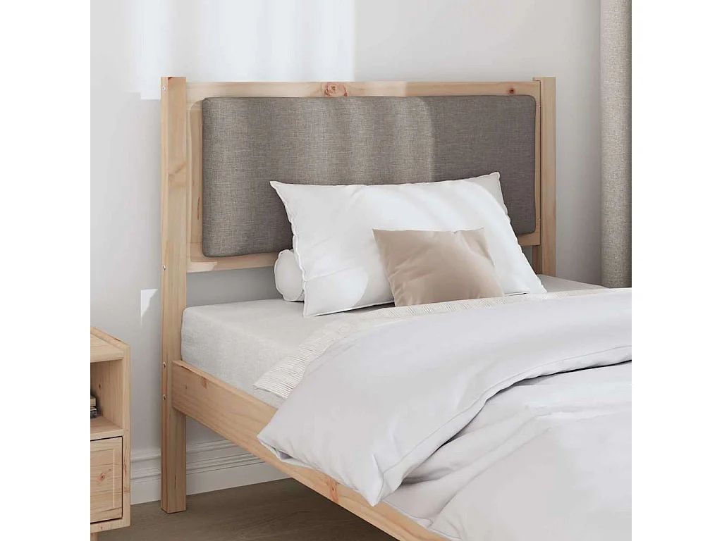 Tête de lit Autre Marron 90 cm Bois massif en pin