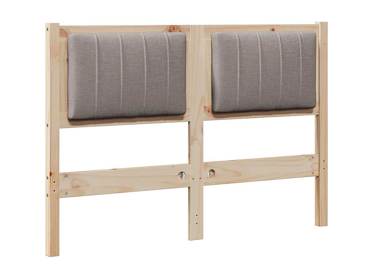 Cabeceira estofada com cabeceira Castanho 120 cm