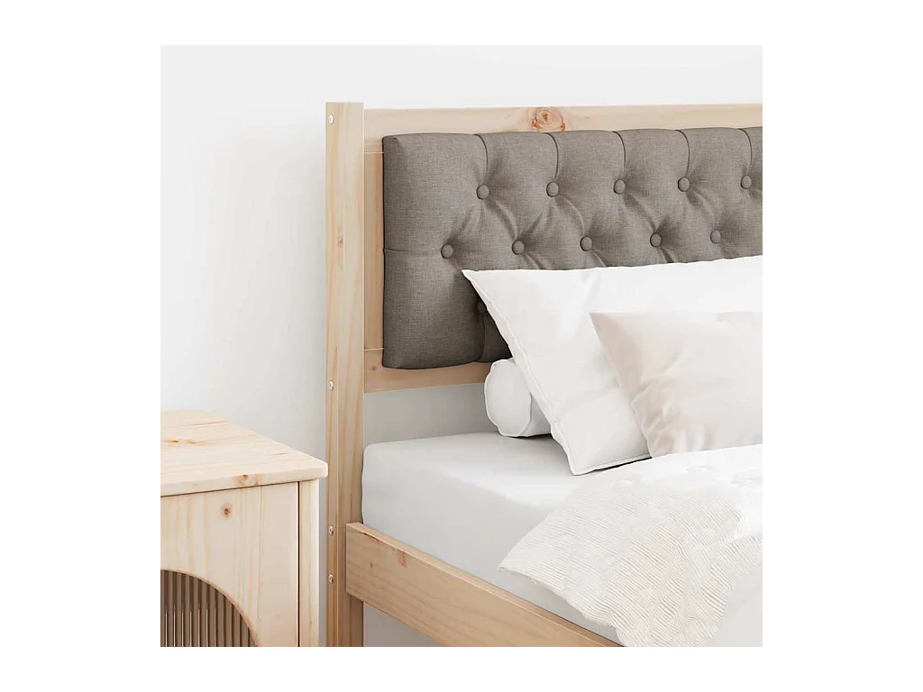 Tête de lit Autre Marron et taupe 75 cm Bois massif en pin