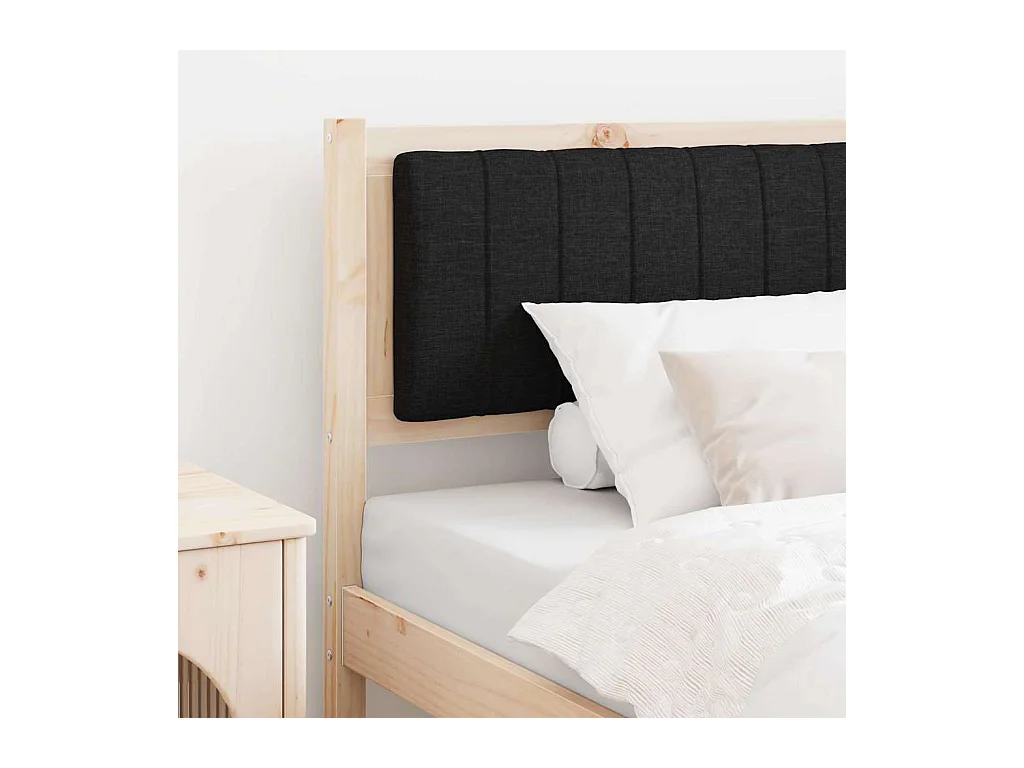 Cabeceira estofada com cabeceira Castanho 100 cm