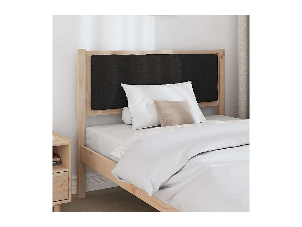 Cabeceira estofada com cabeceira Castanho 100 cm