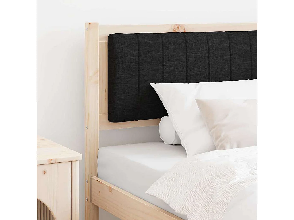 Cabeceira estofada com cabeceira Castanho 100 cm