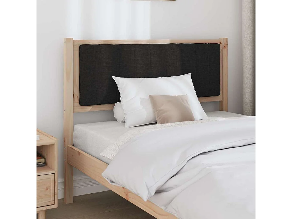 Cabeceira estofada com cabeceira Castanho 100 cm