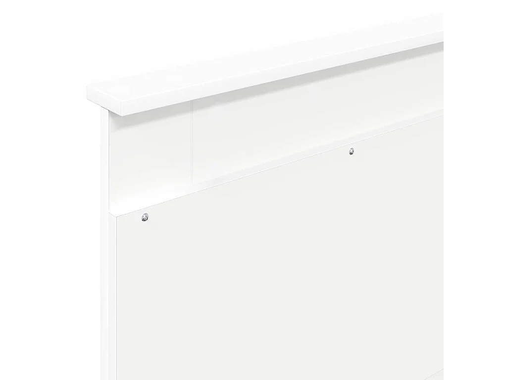 Cabeceira com cabeceira Branco 90 cm Madeira processada