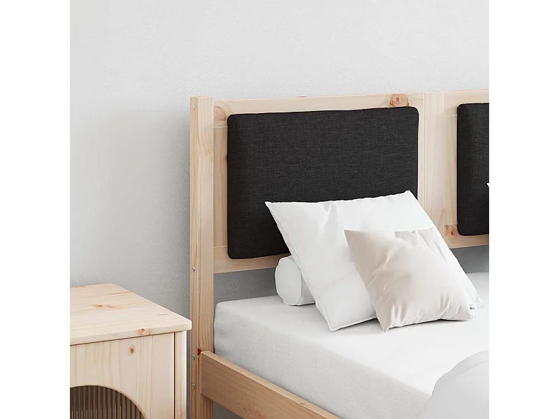 Cabecero Otro Marrón 135 cm Madera maciza de pino