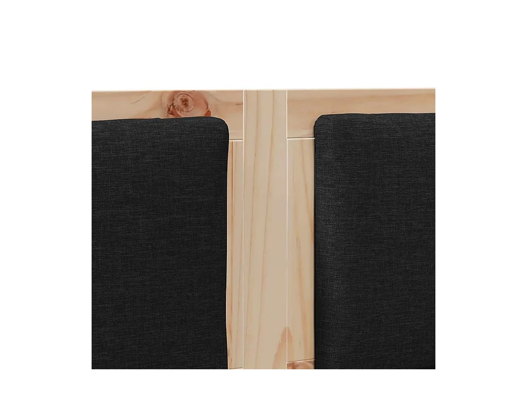 Cabecero Otro Marrón 135 cm Madera maciza de pino