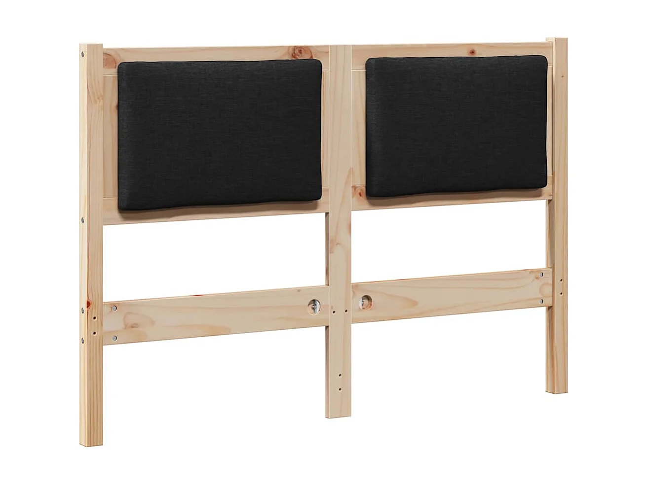 Cabecero Otro Marrón 135 cm Madera maciza de pino