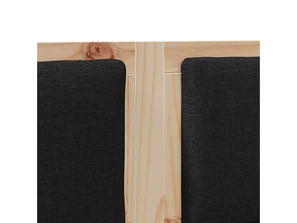 Cabecero Otro Marrón 135 cm Madera maciza de pino