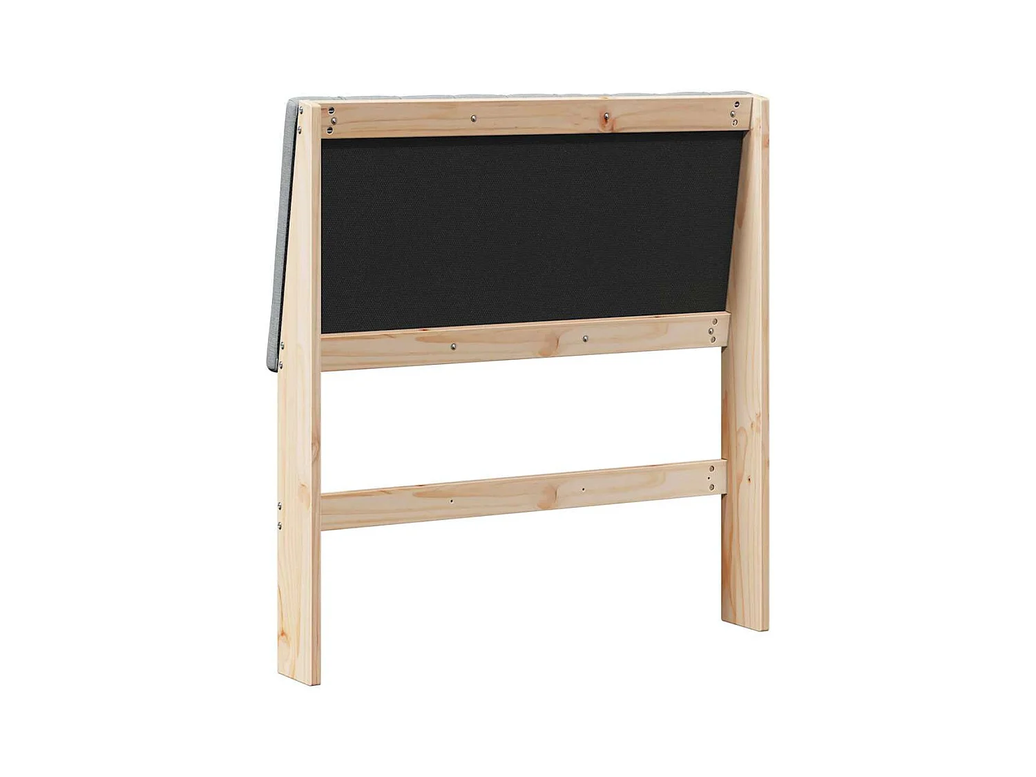 Cabeceira estofada Cinzento-claro 90 cm