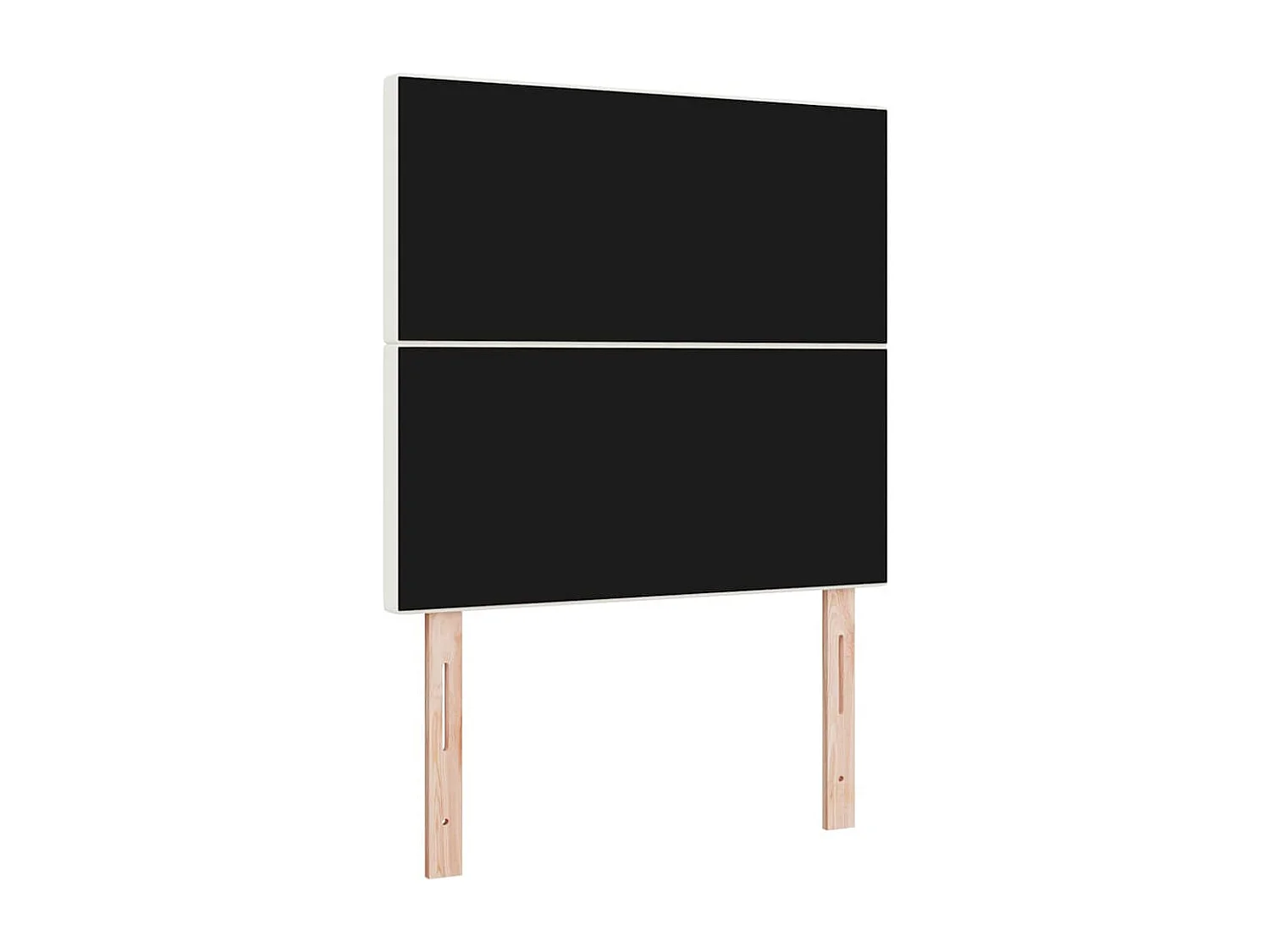 Tête de lit LED avec des lumières à LED Crème 90 cm tissu