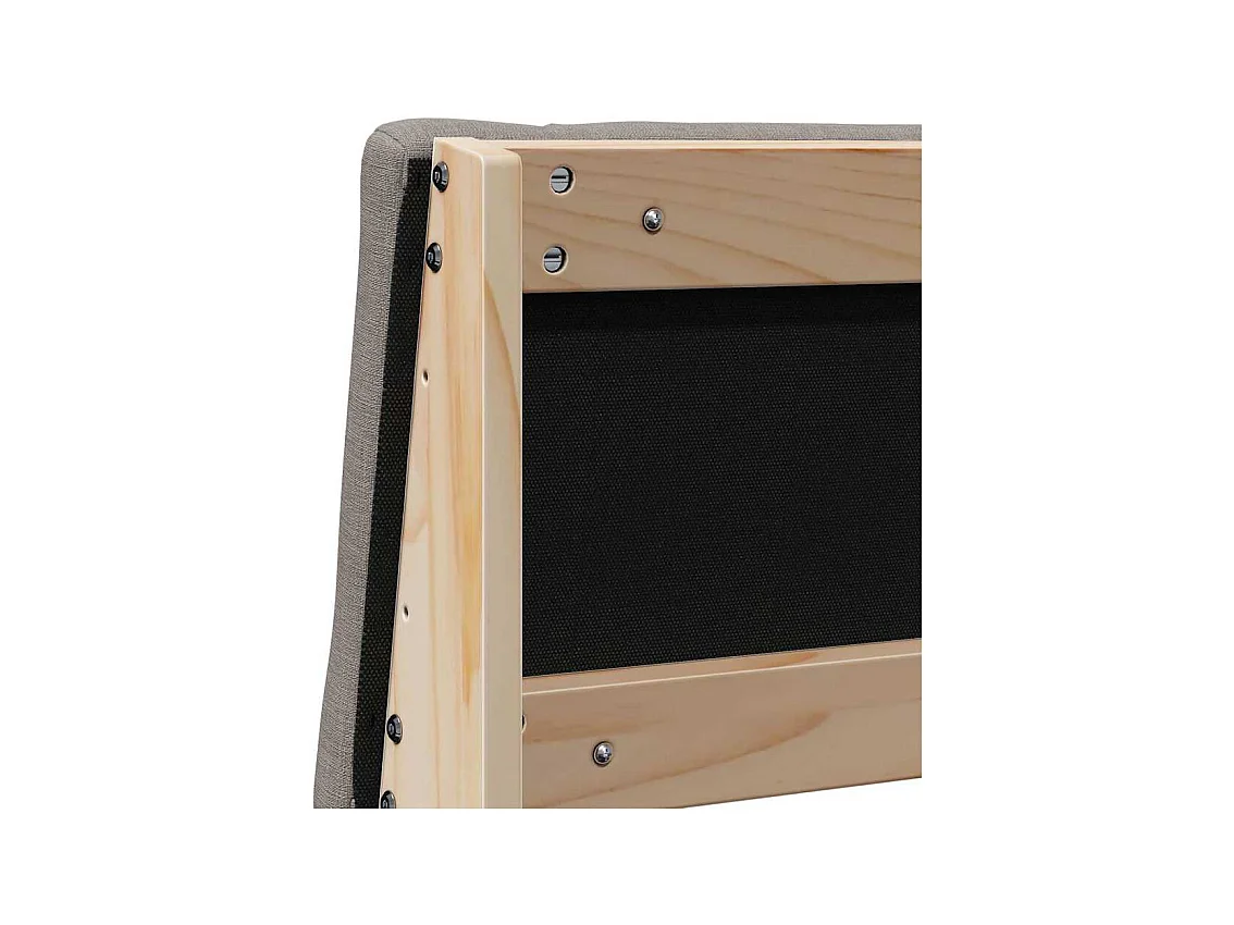 Cabeceira estofada Cinzento-acastanhado 180 cm