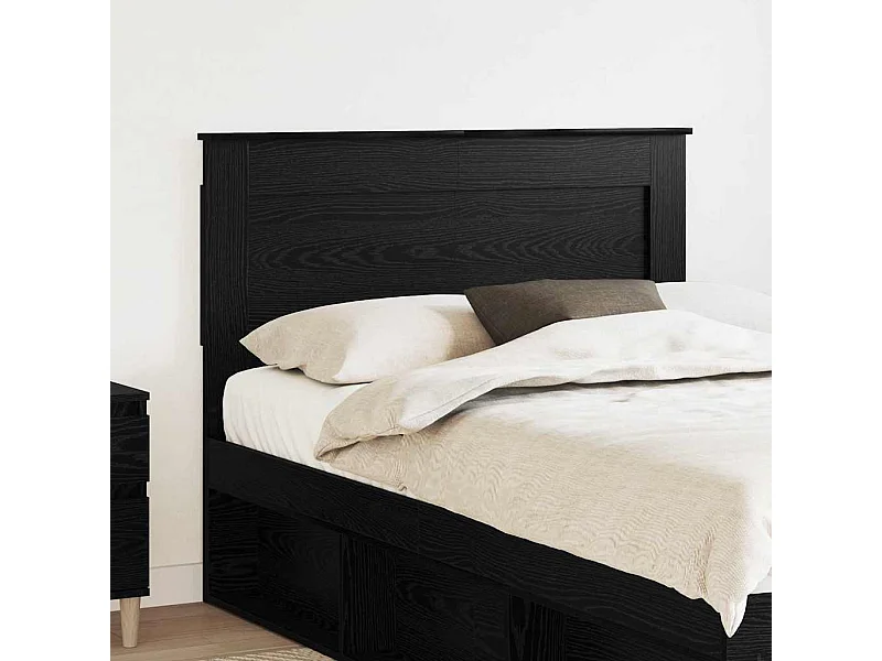 Cabeceira Carvalho Preto 135 cm Madeira processada