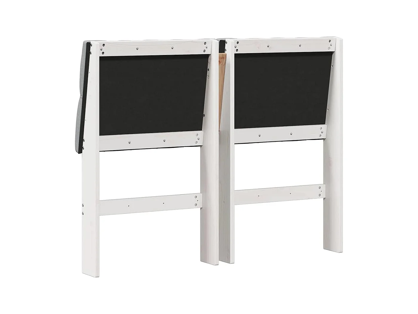 Cabeceira estofada Cinzento-claro 120 cm