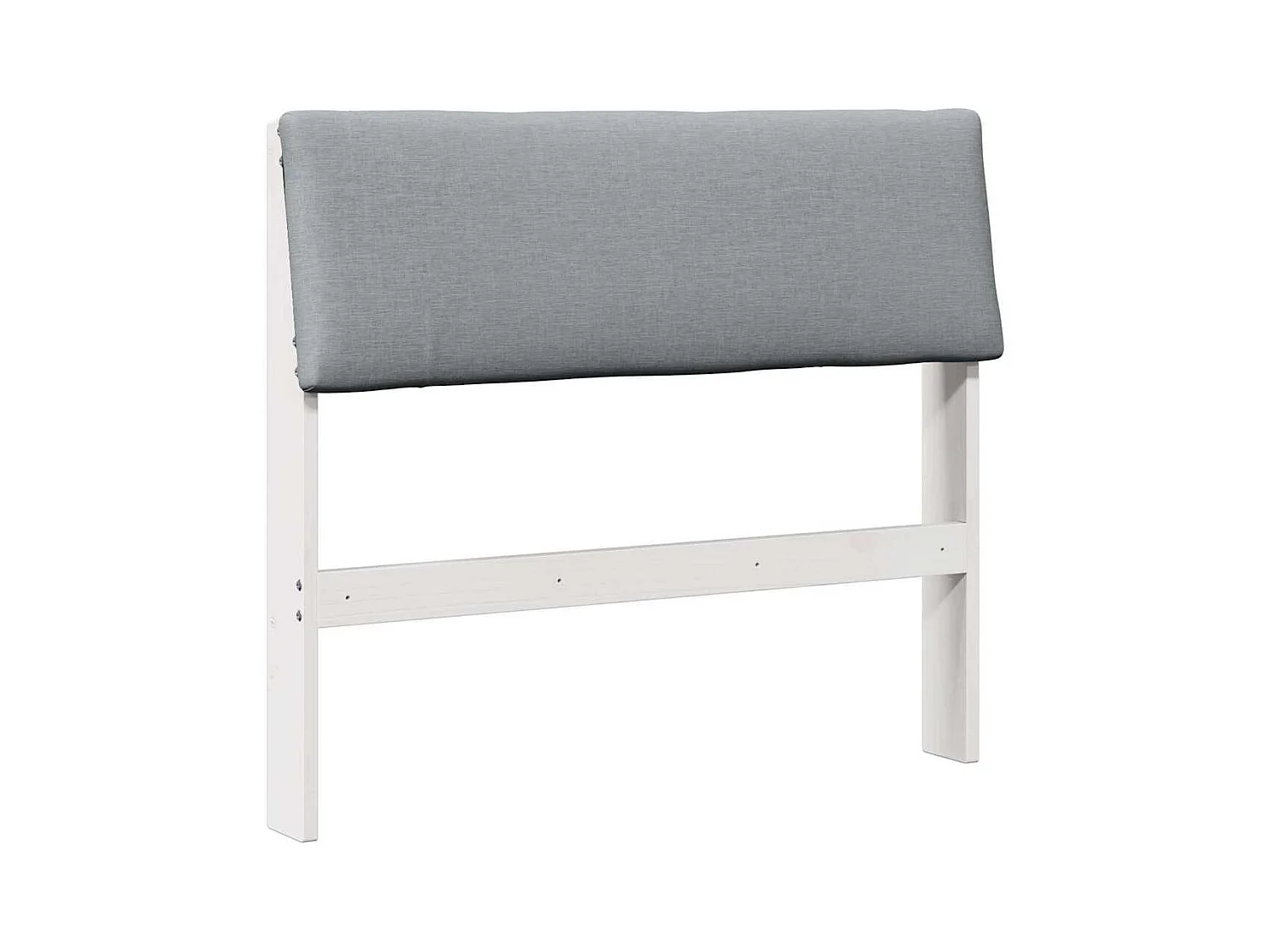 Tête de lit capitonnée Gris clair 100 cm Pin massif