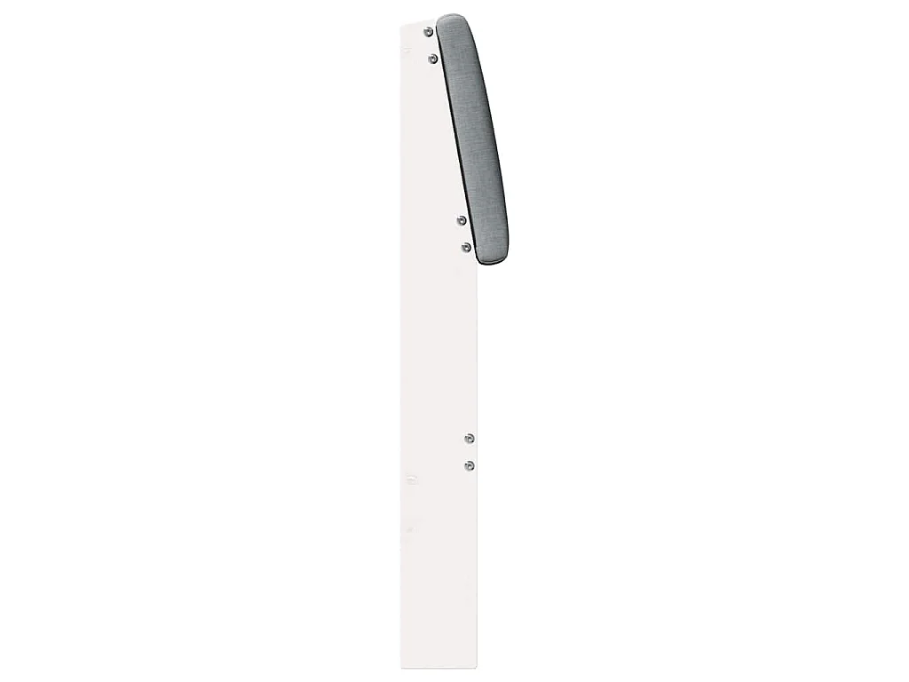 Cabecero tapizado Gris Claro 100 cm Madera de pino macizo