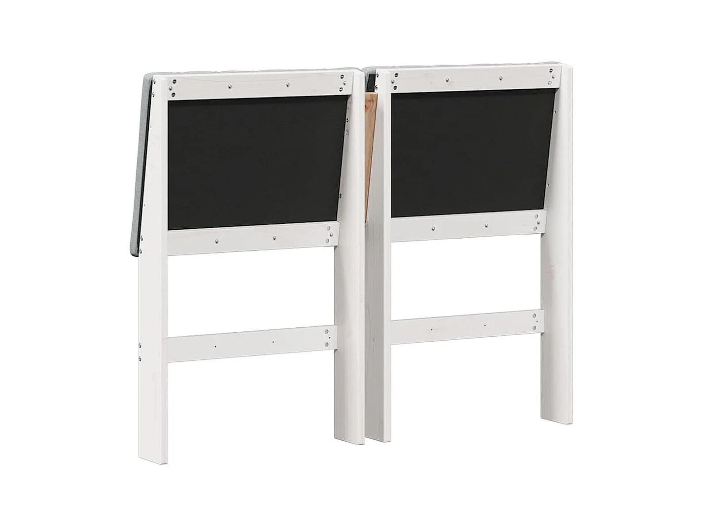 Cabecero tapizado Gris Claro 120 cm Madera de pino macizo