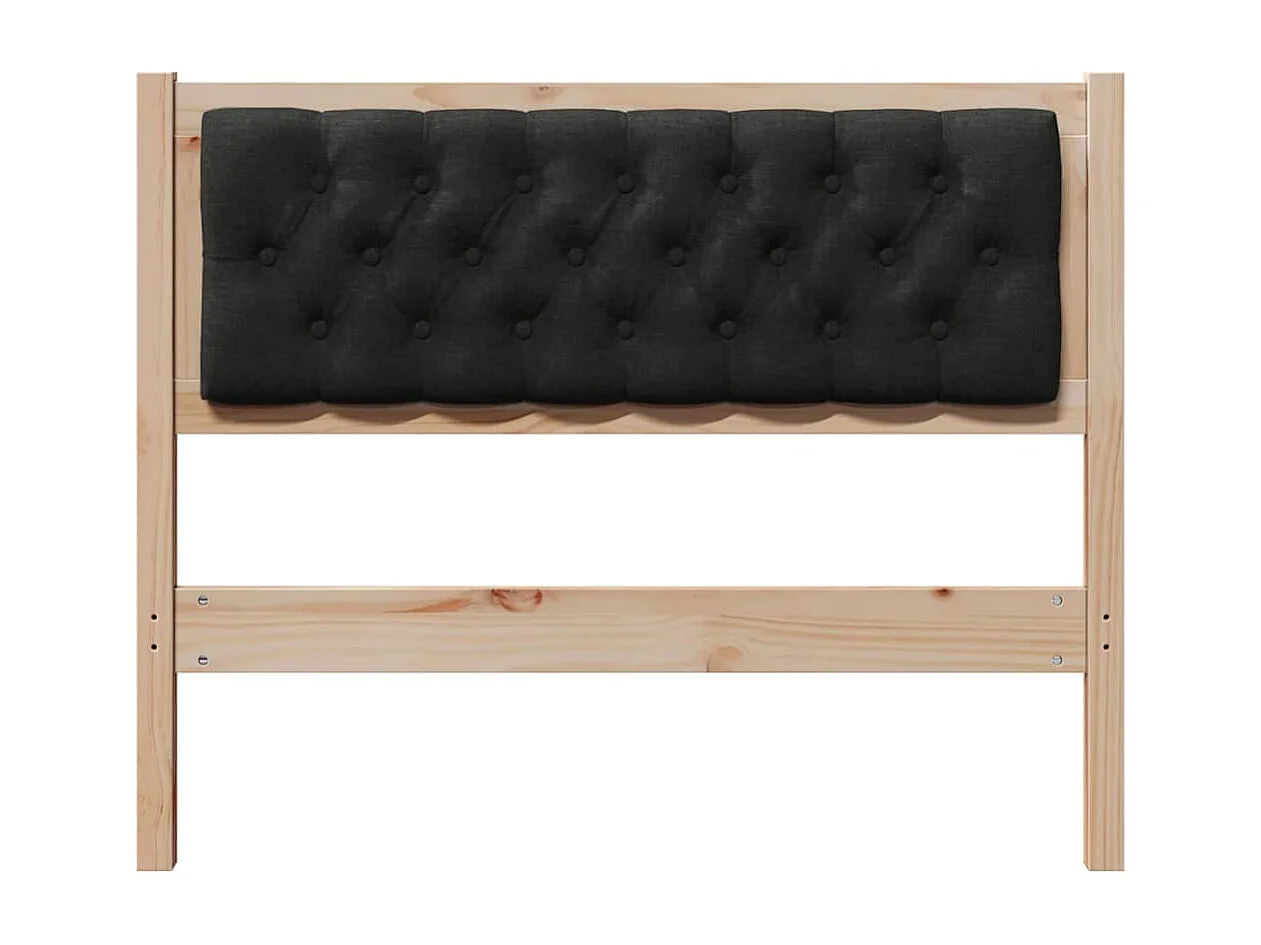 Hoofdbord Anders Bruin en zwart 100 cm Massief grenenhout