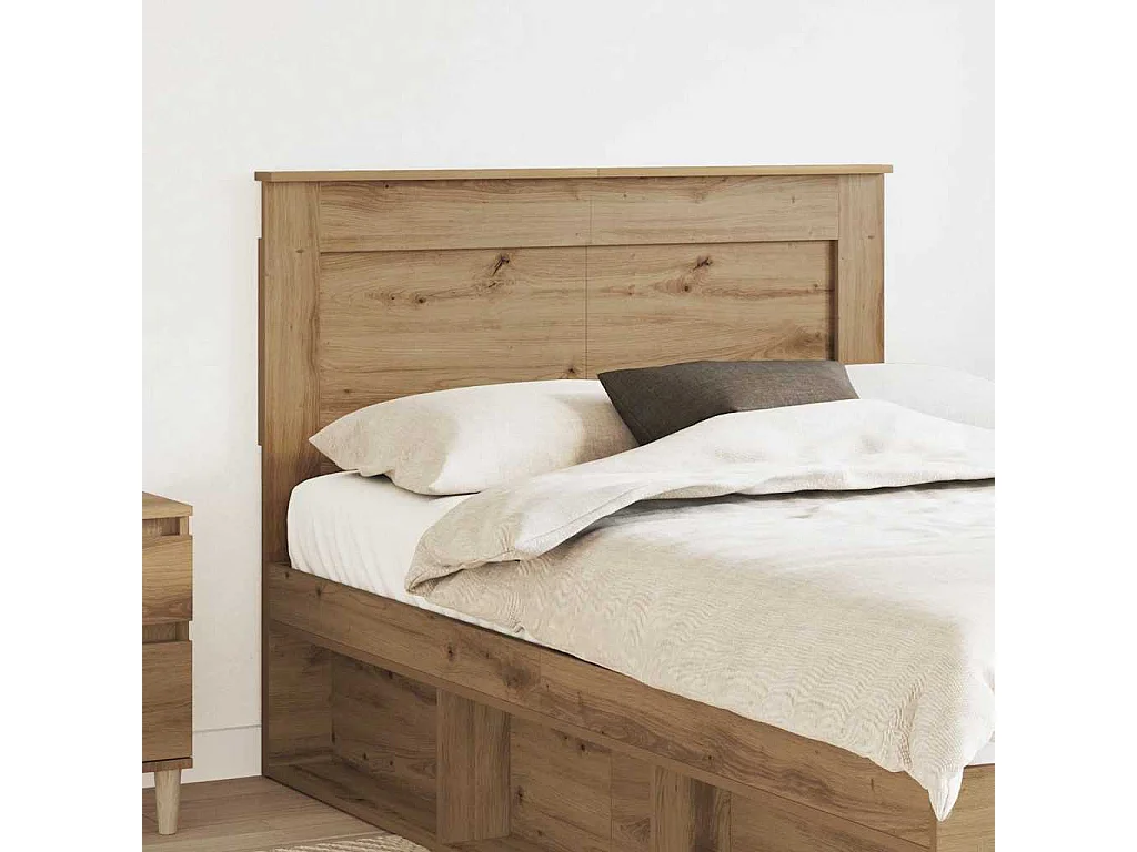 Cabecero Roble artesanal 120 cm Madera contrachapada