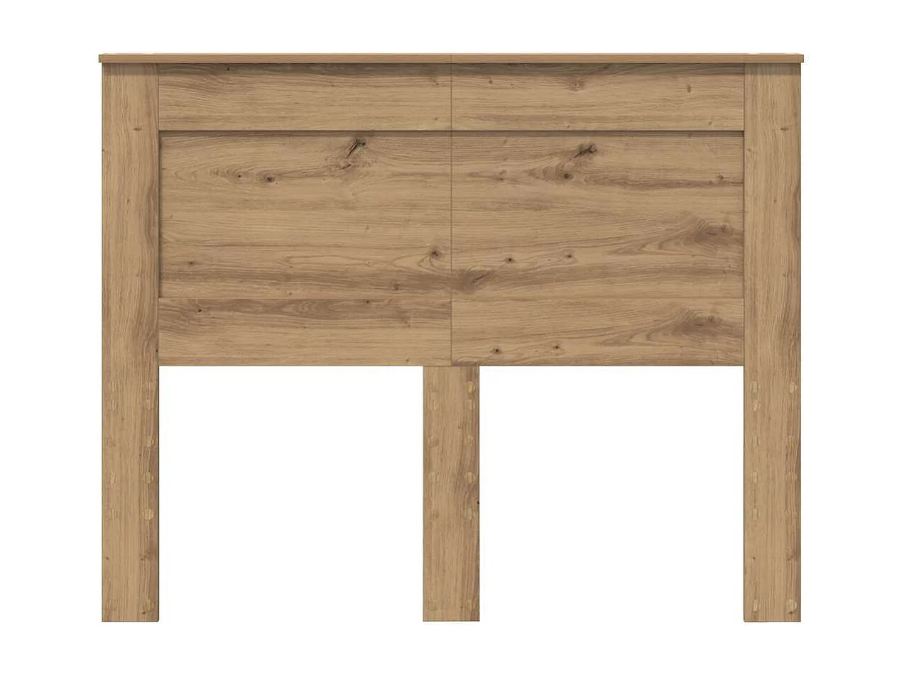 Cabecero Roble artesanal 120 cm Madera contrachapada