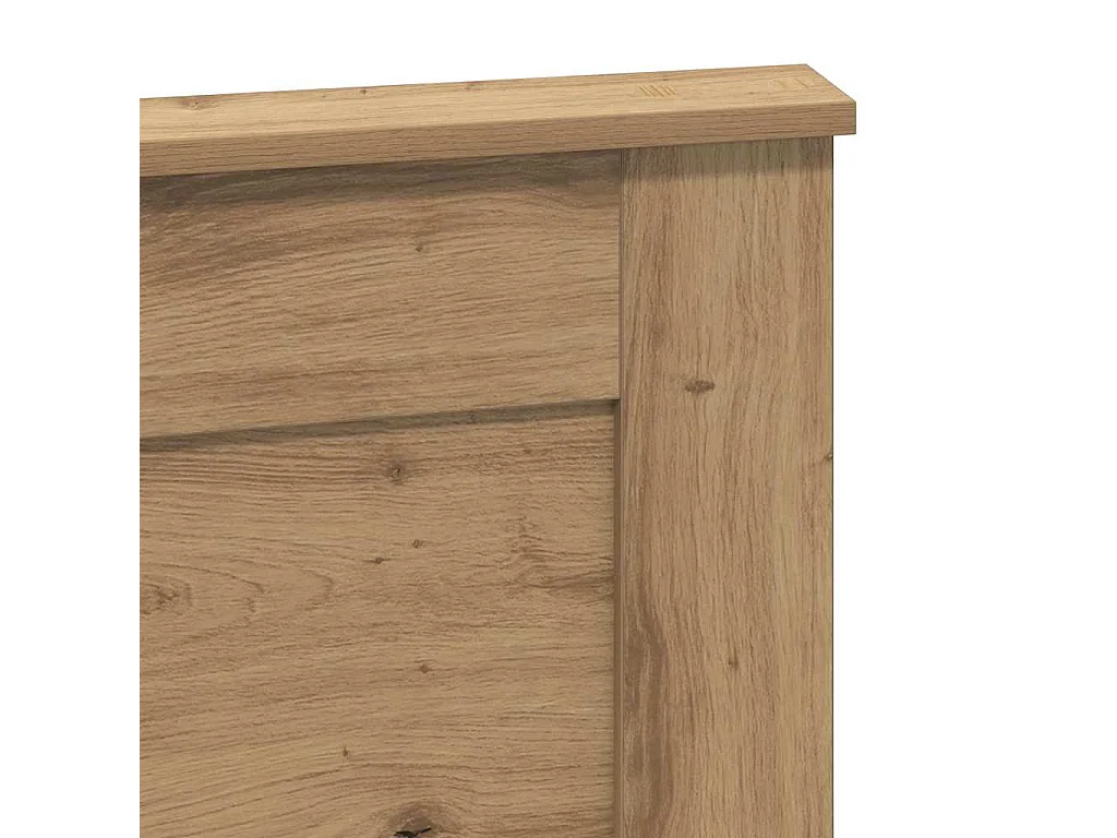 Cabecero Roble artesanal 120 cm Madera contrachapada