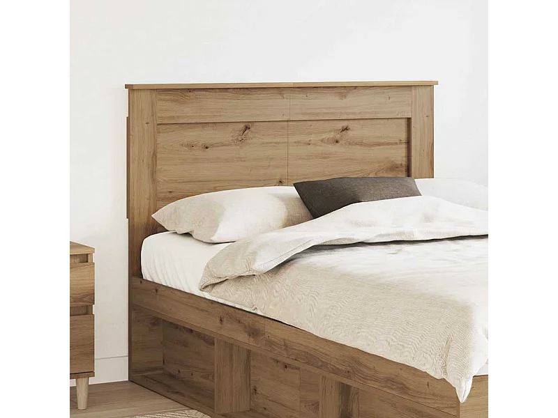 Cabecero Roble artesanal 120 cm Madera contrachapada