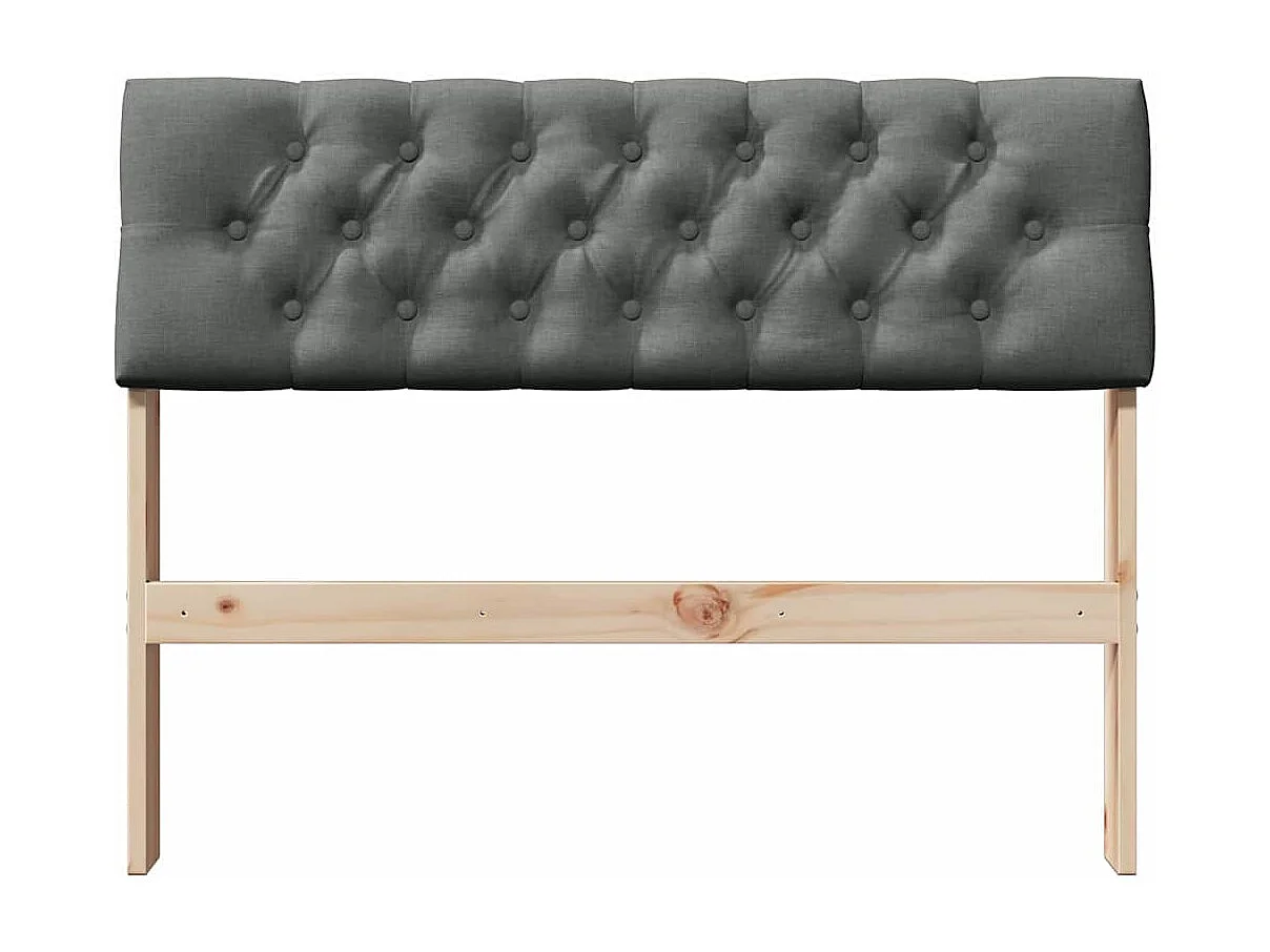 Cabeceira estofada Cinza Escuro 100 cm