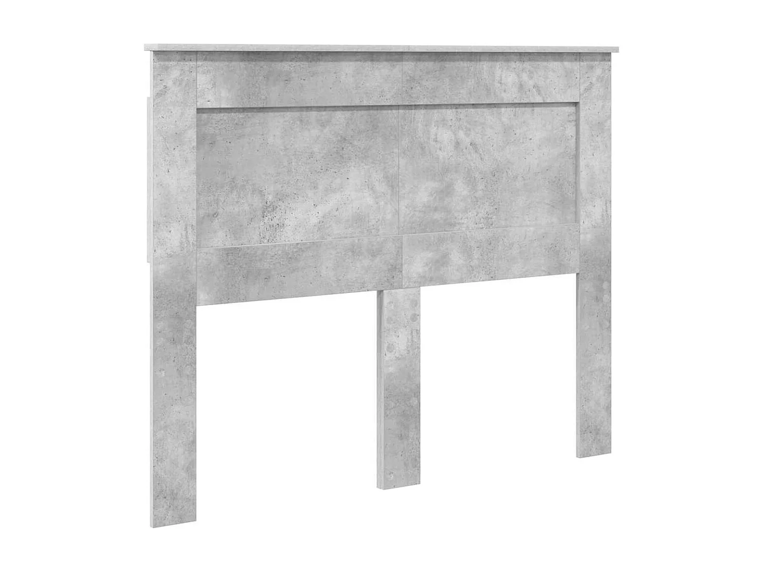 Tête de lit Gris béton 135 cm Bois d'ingénierie
