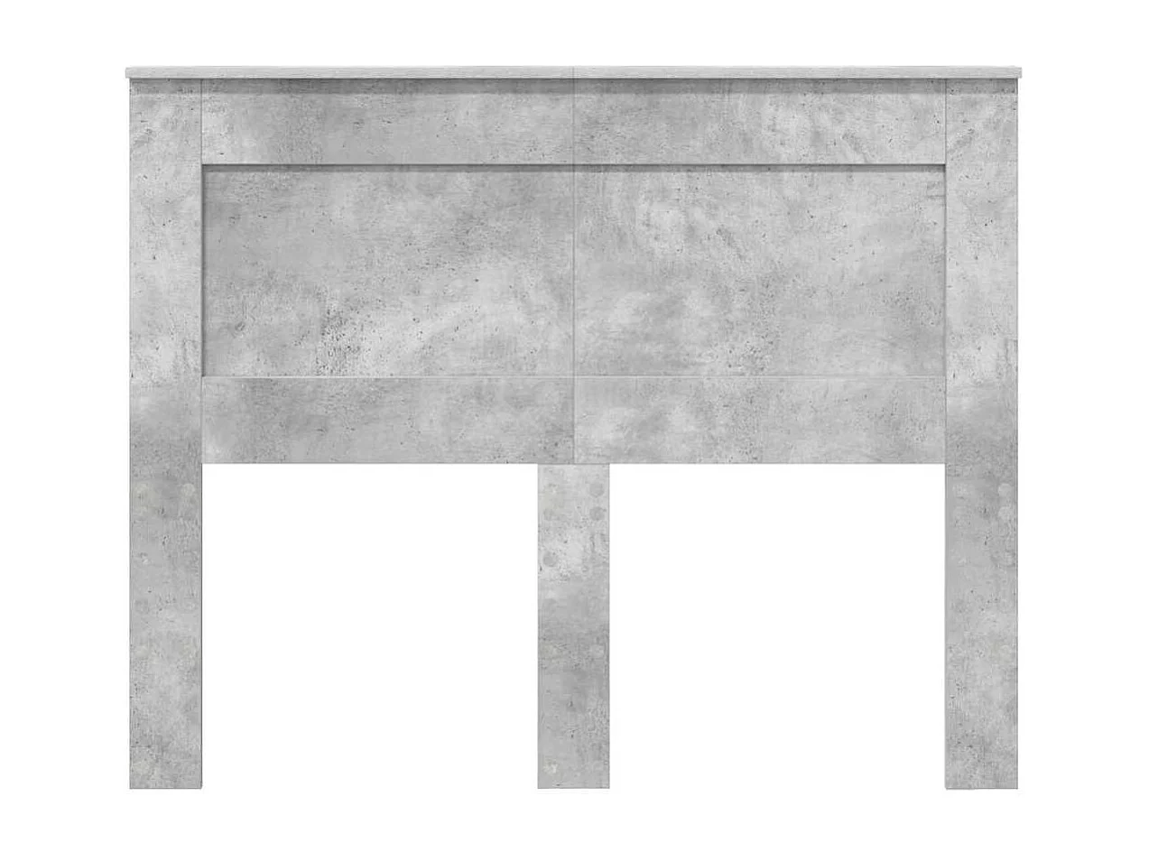 Tête de lit Gris béton 135 cm Bois d'ingénierie