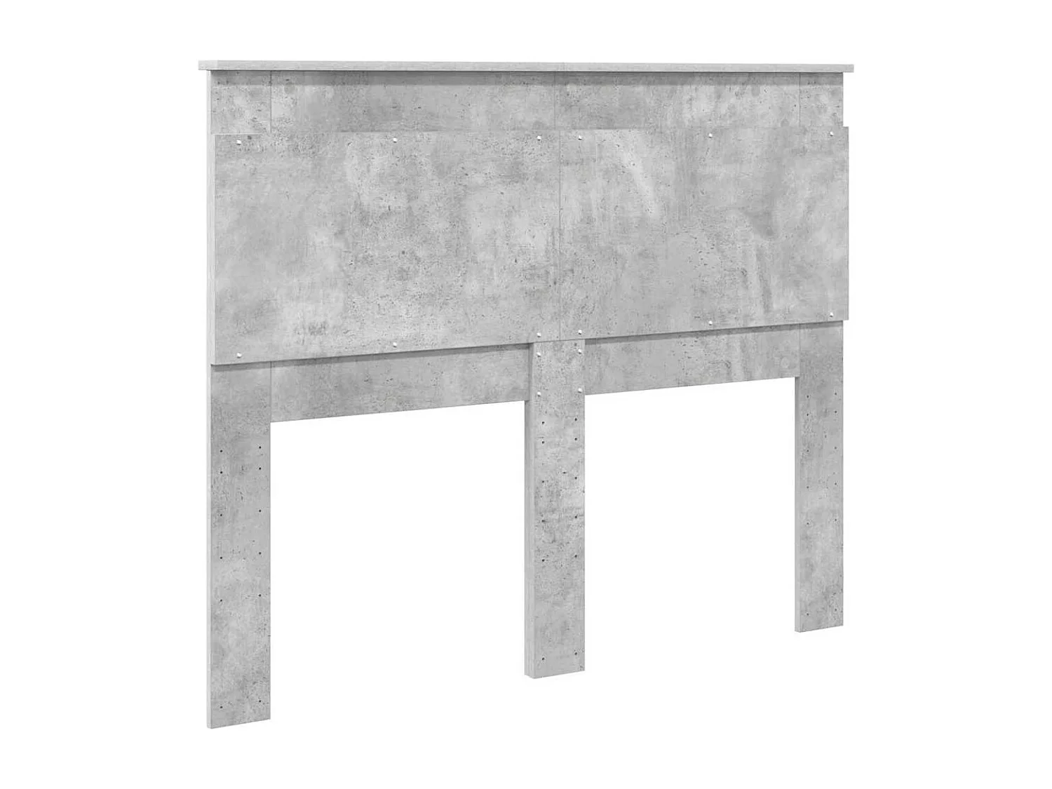 Tête de lit Gris béton 135 cm Bois d'ingénierie