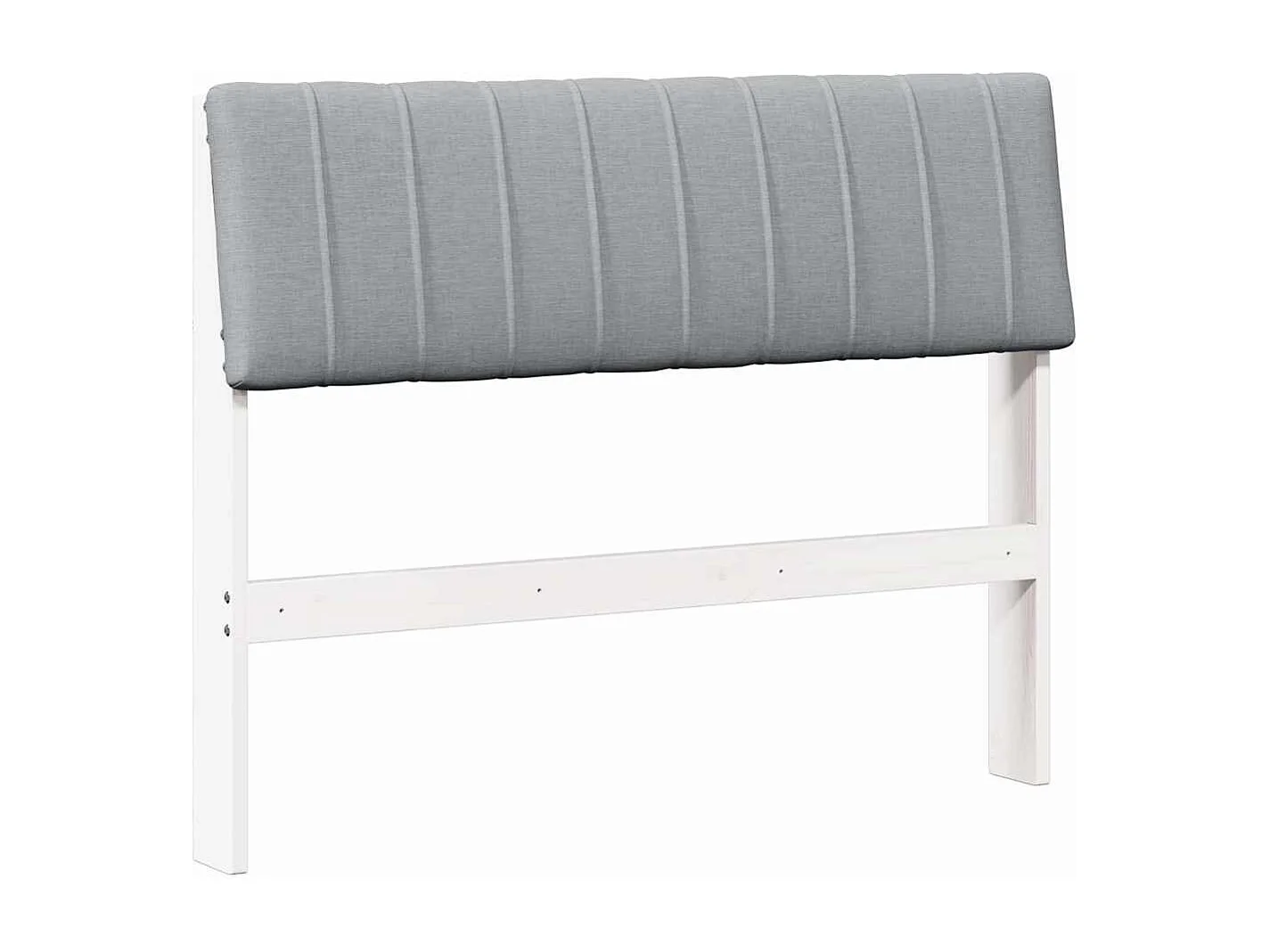 Cabeceira estofada Cinzento-claro 100 cm