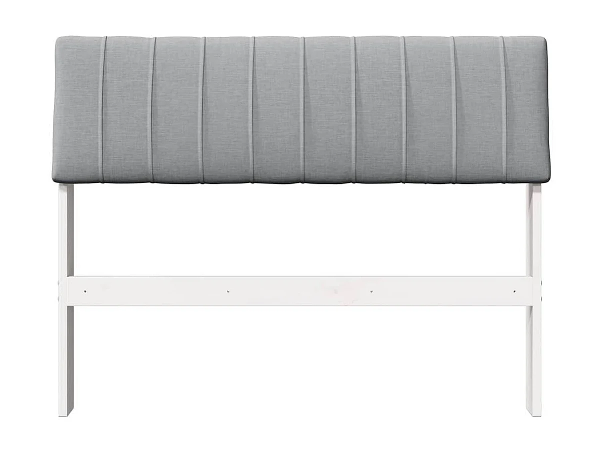 Cabeceira estofada Cinzento-claro 100 cm