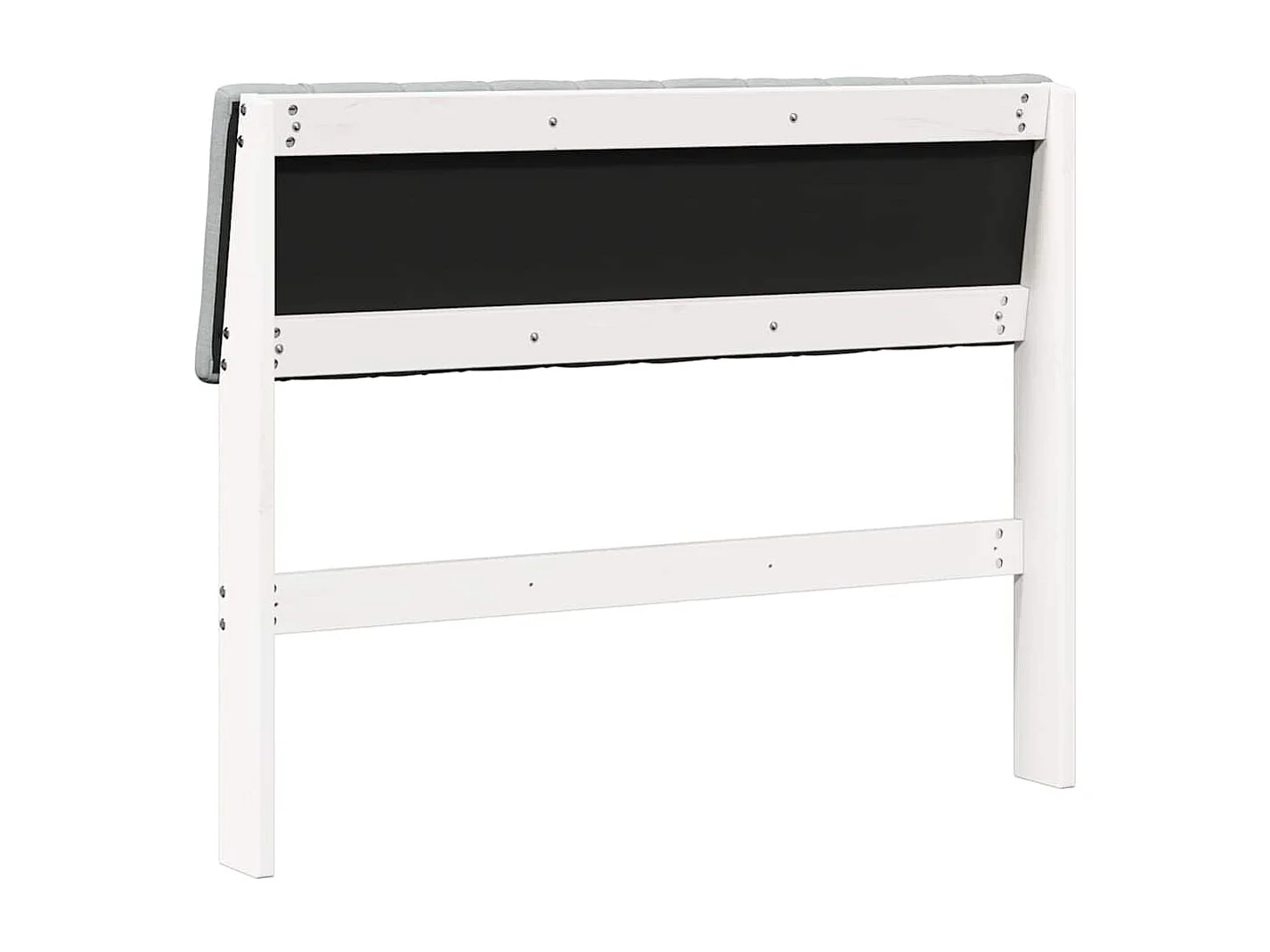 Cabeceira estofada Cinzento-claro 100 cm