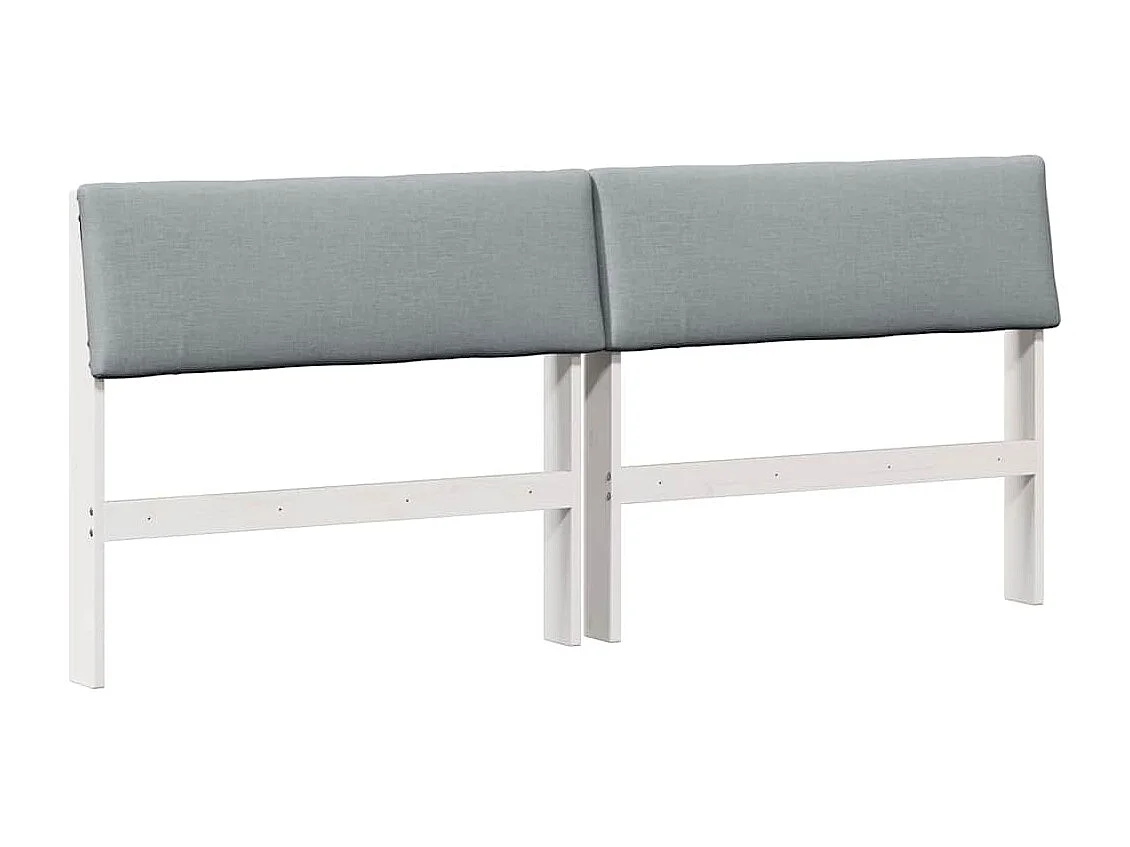 Cabeceira estofada Cinzento-claro 180 cm