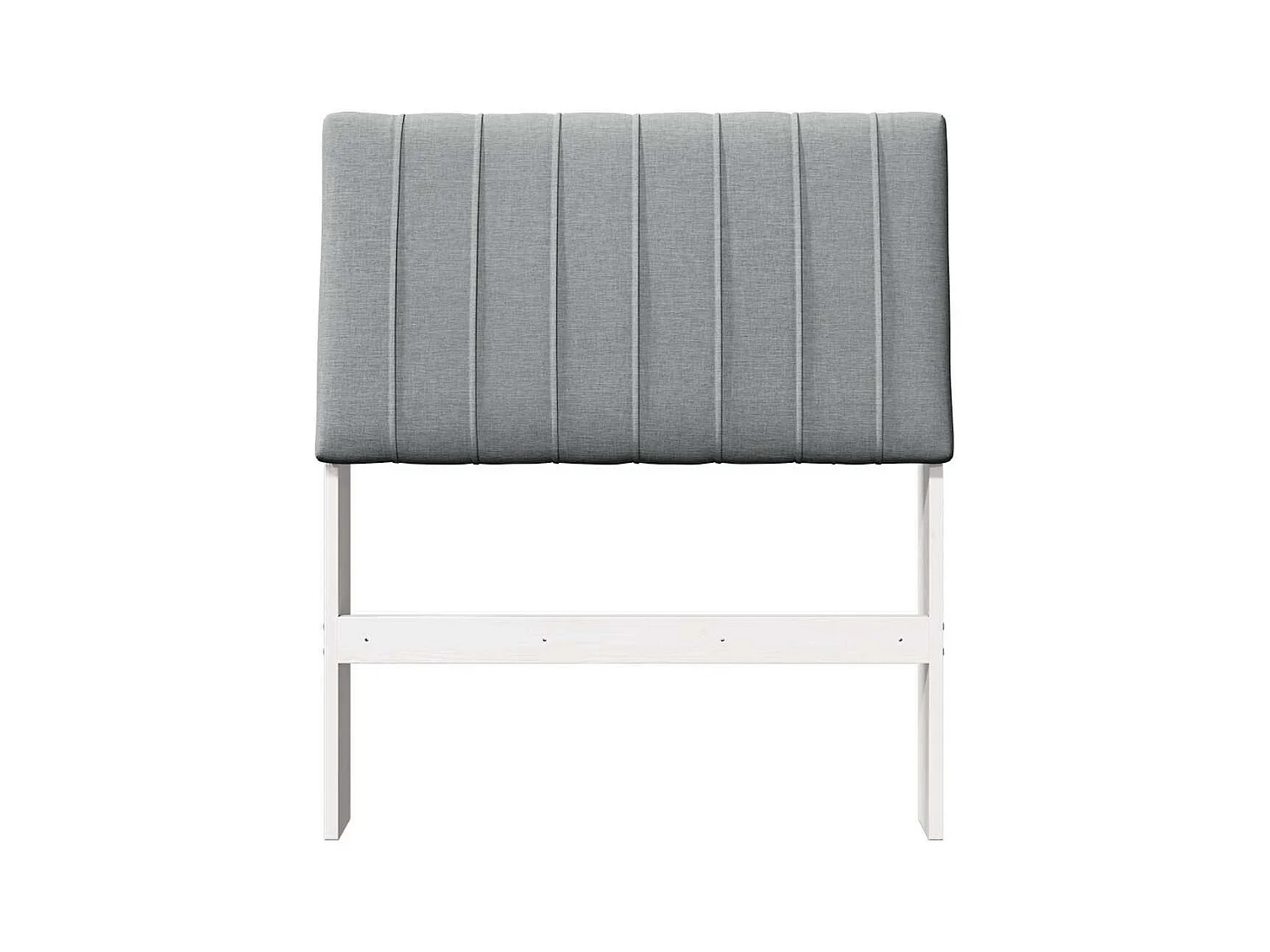 Cabeceira estofada Cinzento-claro 75 cm