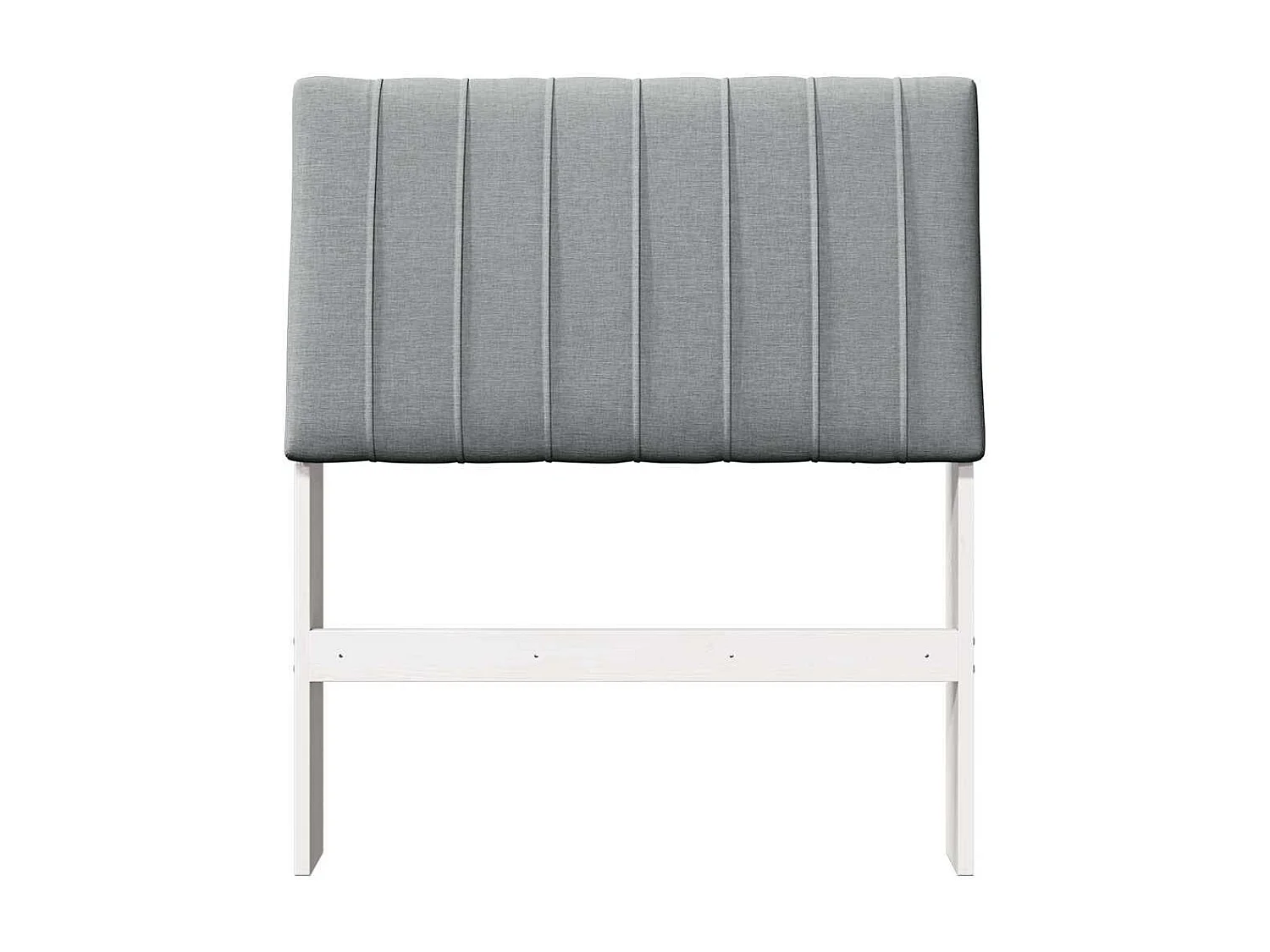 Cabeceira estofada Cinzento-claro 75 cm