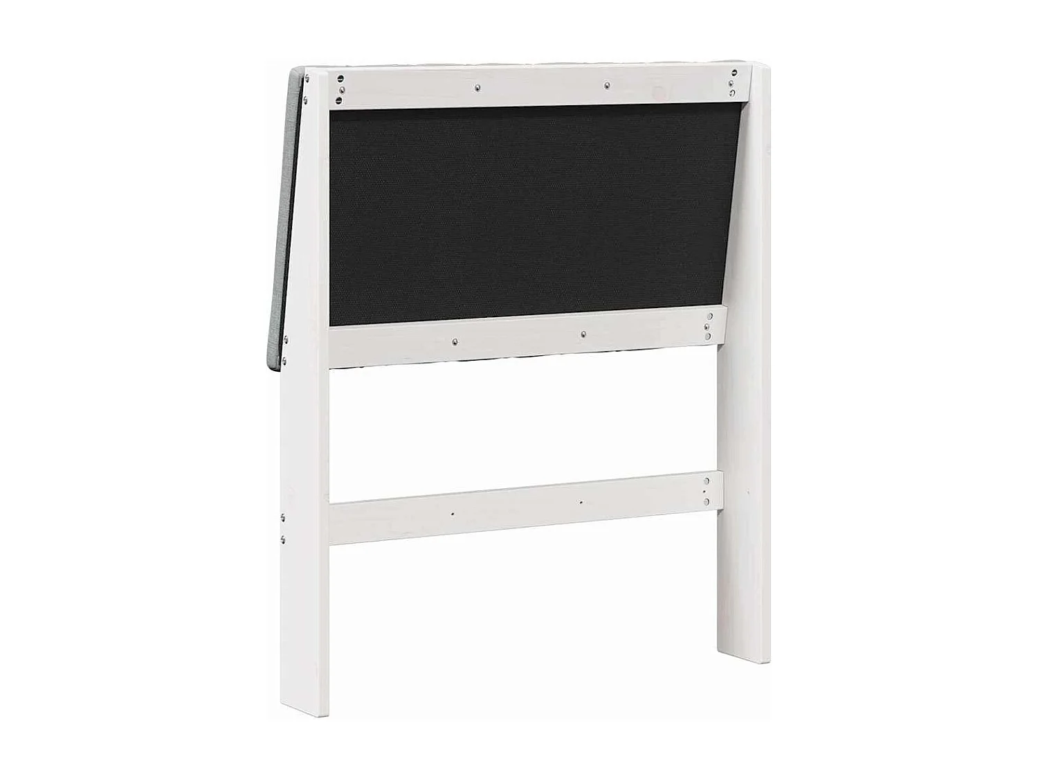 Cabeceira estofada Cinzento-claro 75 cm