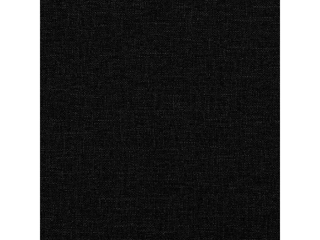 Cabeceira estofada Preto 135 cm Madeira de Pinheiro Sólida