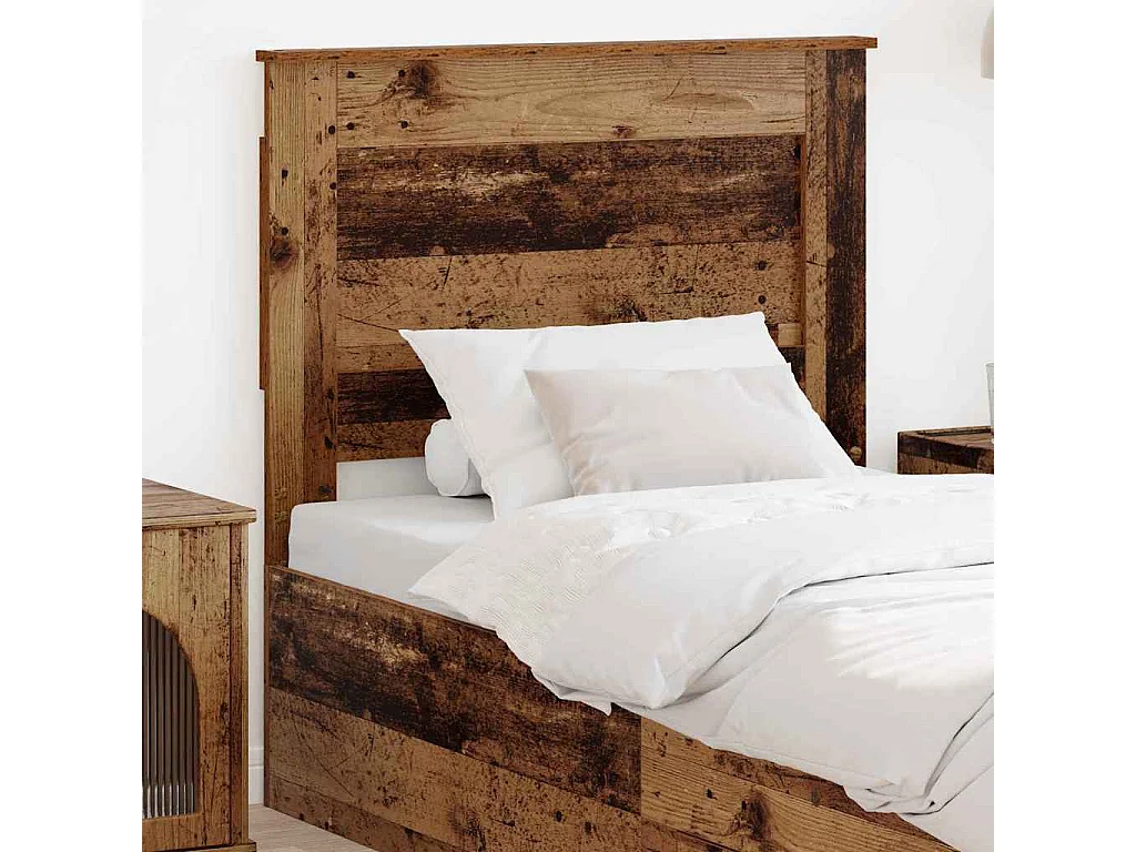 Cabecero con cabecera Madera Vieja 80 cm Madera contrachapada