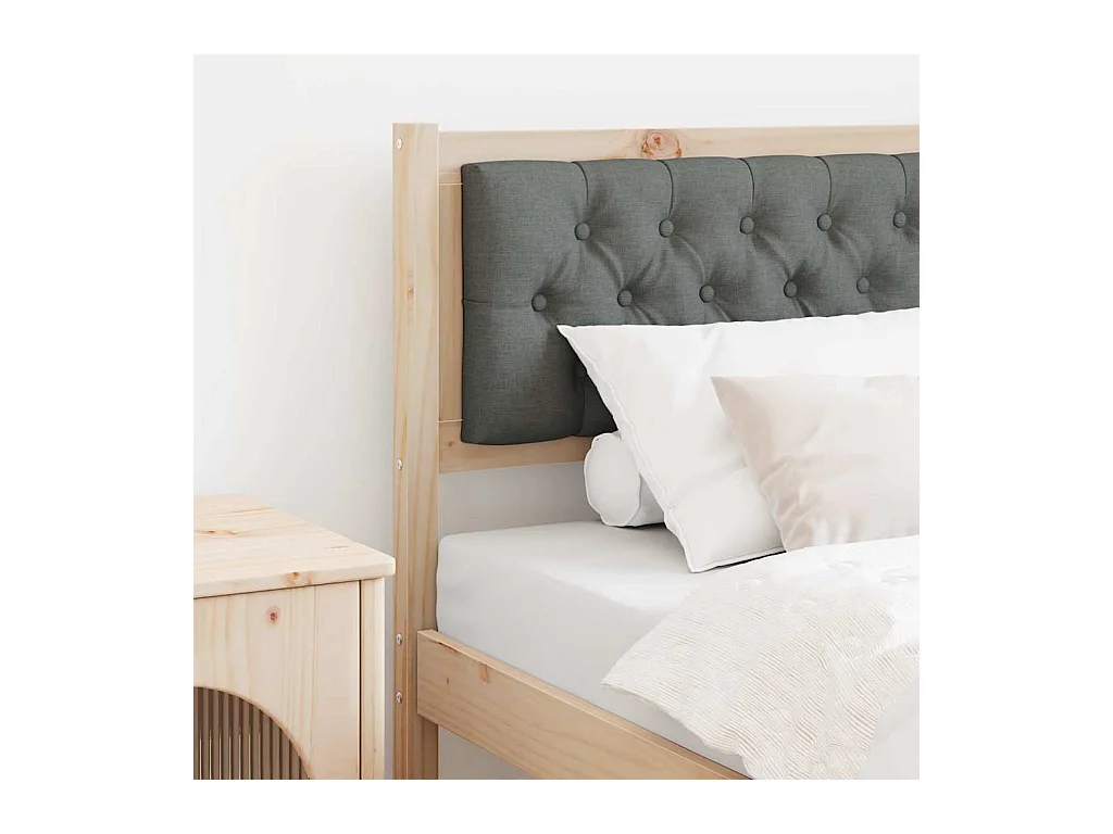 Cabeceira Outros castanho e cinzento-escuro 80 cm