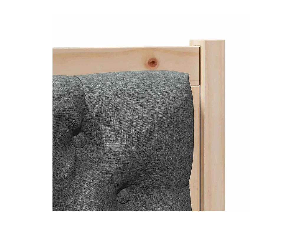 Cabeceira Outros castanho e cinzento-escuro 80 cm