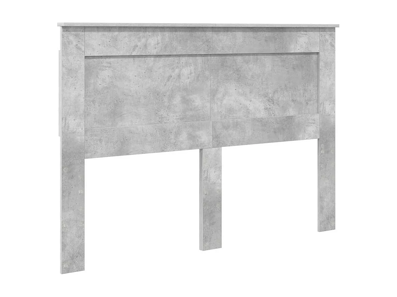 Tête de lit Gris béton 160 cm Bois d'ingénierie