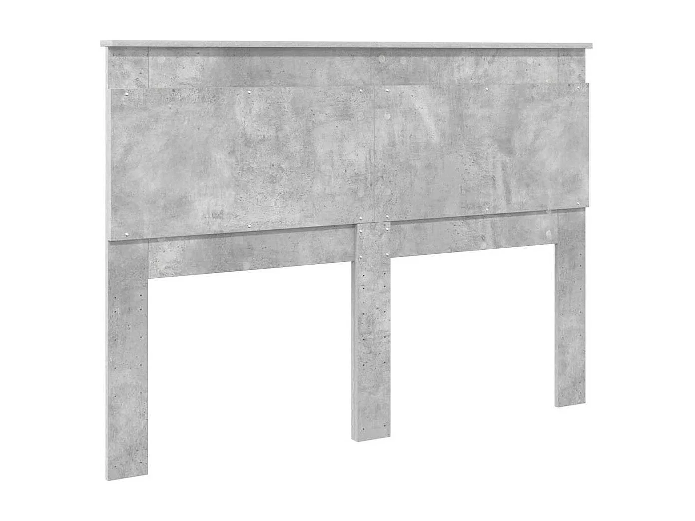 Tête de lit Gris béton 160 cm Bois d'ingénierie